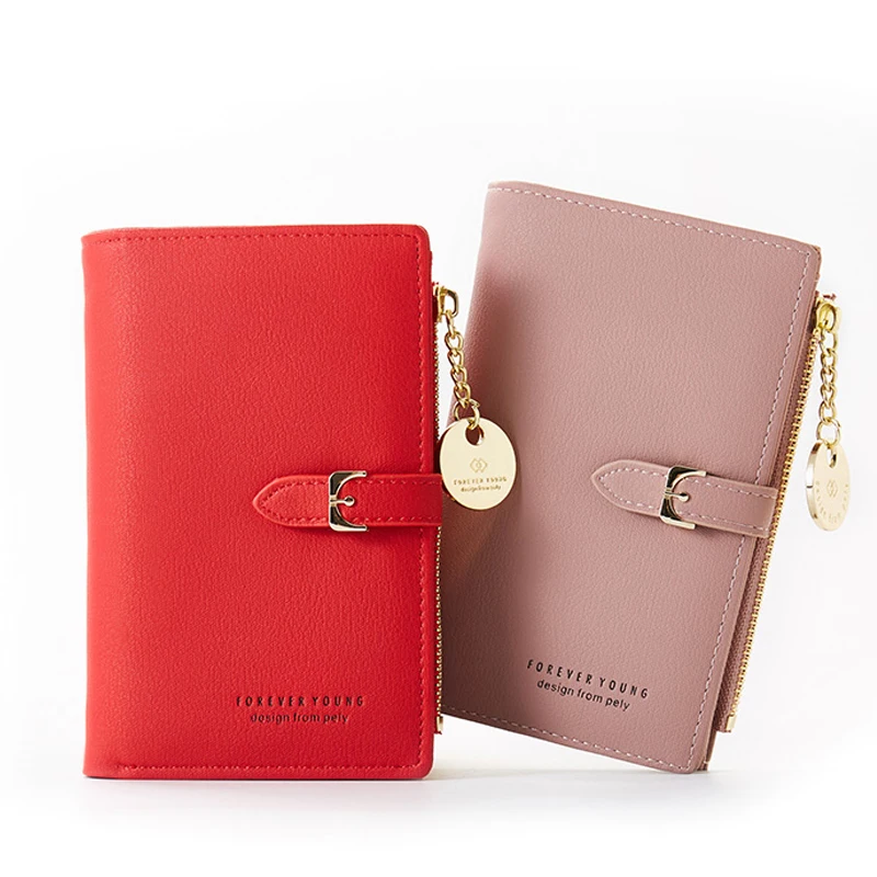 Новинка 2020 женский маленький короткий кошелек для денег монет карт маленькие