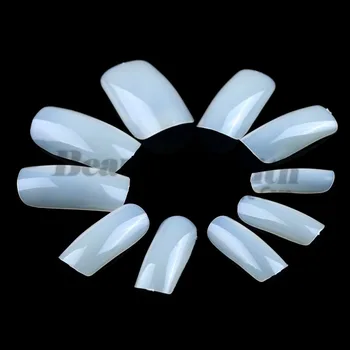 

1000 False Nail Art TipsFrench Acrylic Artificial Full Free Shipping