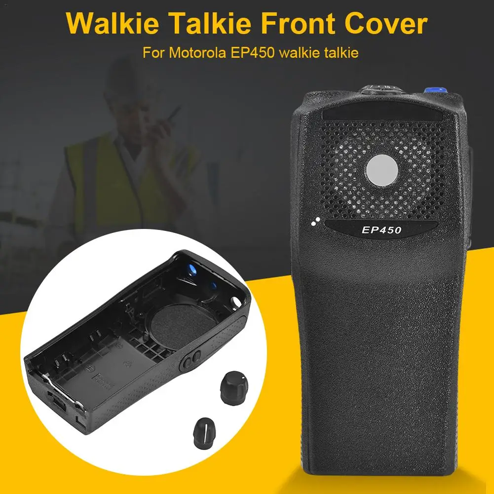 

Replacement Front Casing With The Knobs Repair Housing Cover Shell For Motorola EP450 Walkie Talkie Two Way Radio