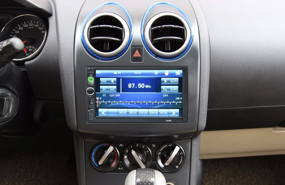 7010B 7 &quotHD автомобильное радио 2 DIN в тире CD DVD плеер с сенсорным экраном Стерео Bluetooth