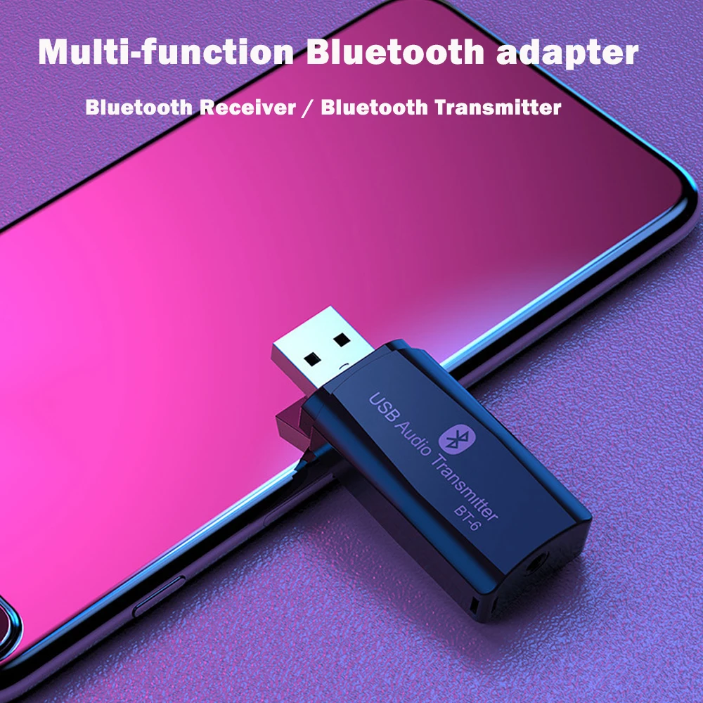 JINSERTA мини стерео Bluetooth 5,0 аудио приемник передатчик 3,5 мм, AUX, разъем для ТВ PC автомобильный комплект беспроводной