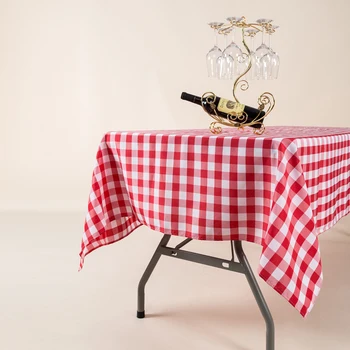 

Plaid Table Cloth Rectangular Tablecloth For Table Modern Home Red Round Cloth Cover Tablecloth Table Dinning Picnic Decorative