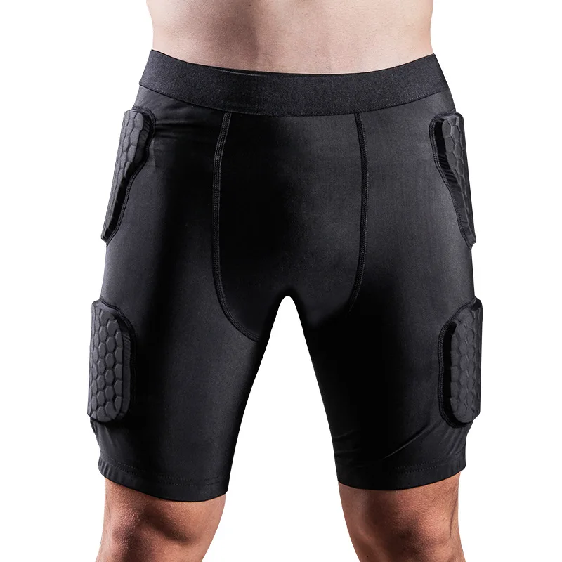Men Women Sports Kneepad Elbow Shock Compression Ski Skate Hip Padded Shorts Soccer Football Basketball Protect Gear Rib Guards