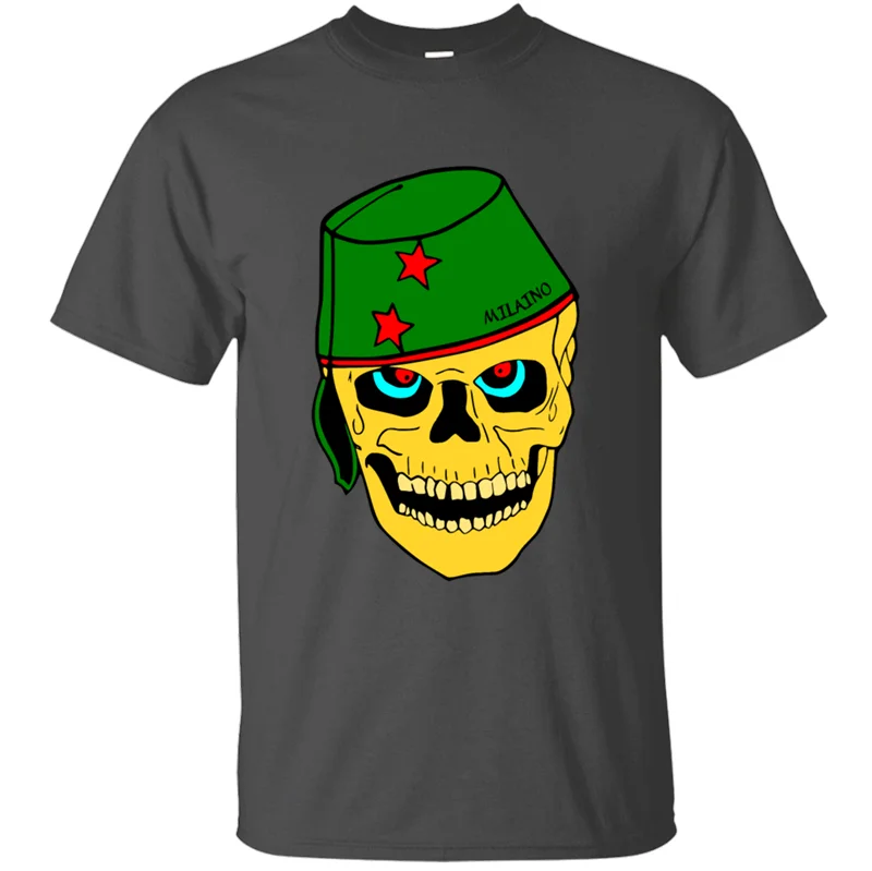 Дизайнерская футболка с комическим черепом в стиле morocco skull Kawaii уличная Мужская Футболка Harajuku размера плюс 3xl 4xl 5xl - Цвет: Men-Charcoal