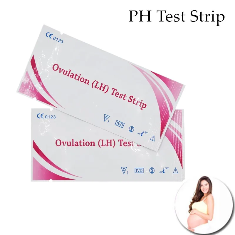 

10pcs Household pregnancy test paper LH test PH Test Strip Indicator Water Saliva and Urine Testing Measuring Pregnancy 30%off