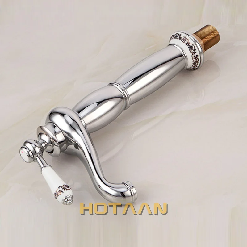 cromado quente e frio, torneira de pia