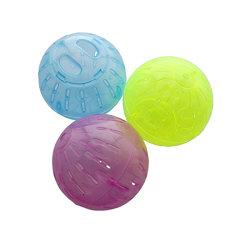 

Hamster Toys Diameter 10cm Running The Ball Plastic Material Red And Blue Yellow Random Delivery Pet Supplies Wholesale