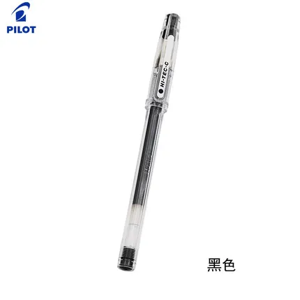 0.4mm black 1 шт Япония PILOT гелевая ручка BLLH-20C4 воздушный регулирующий клапан hi-tec-c цифровым пером 0,3/0,4/0,5 мм финансовых офисная гелевая ручка - Цвет: 0.4mm black