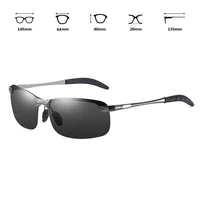 Lunettes de soleil classiques de luxe pour hommes et femmes, pour la conduite, la pêche, la randonnée, lunettes de soleil vintage pour hommes 5