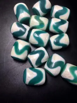 

Set of 13 Collectible Treasure Magic Power Tibetan old Agate Tiger Tooth dZi bead Amulet Talisman For DIY