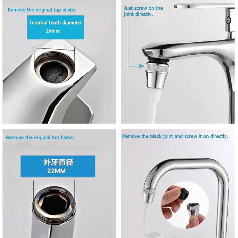 Stretchable Water Saving Faucet Extender Bathroom Home Kitchen Accessories