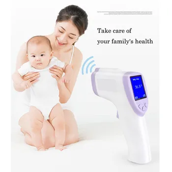 

Forehead Thermometer Digital Infrared Body Temporal Thermometer for adults infants elders supports forehead or ear function 67