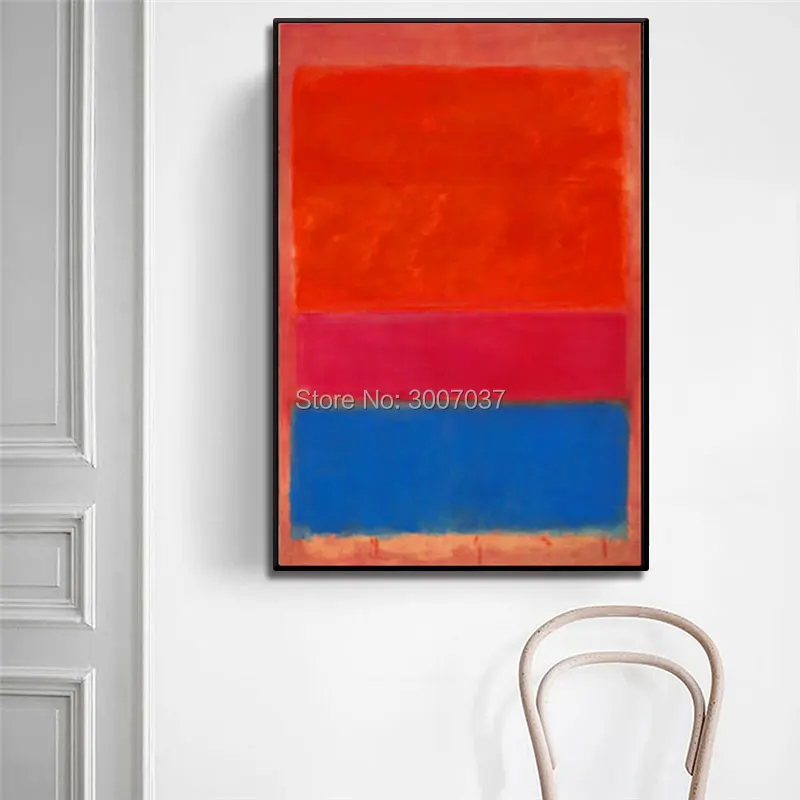 Картина ручной росписи Mark Rothko картина маслом на холсте без рамы для домашнего