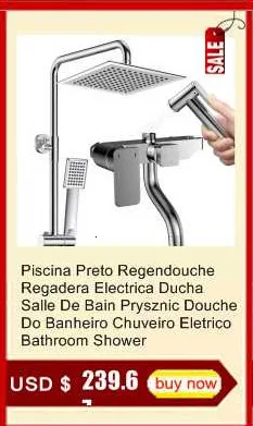 Regadera Electronica Torneira Lavabo Regendouche Colonne De panel Black Douche Do Banheiro Chuveiro Ducha душ для ванной комнаты