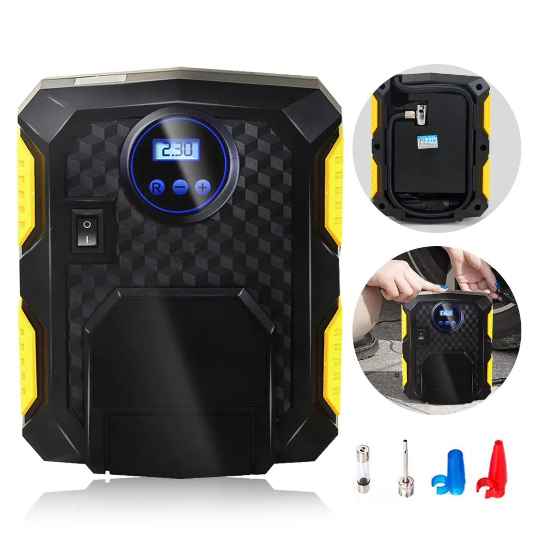 

New Car Tire Inflatable Pump Air Compressor Auto Air Pump for Car Motorcycle 12V