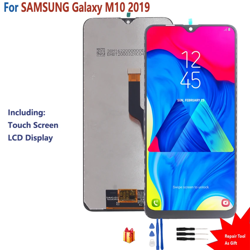 

Original For Samsung Galaxy M10 2019 Touch Screen LCD Display Digitizer For Samsung Galaxy M10 2019 M10 2019 SM-105 M105F M105DS