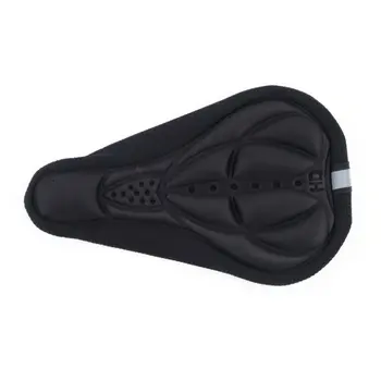 

MTB Mountain Bike Cycling Thickened Extra Comfort Ultra Soft Silicone 3D Gel Bike Pad Cushion Cover Bicycle Saddle Seat 4 Colors