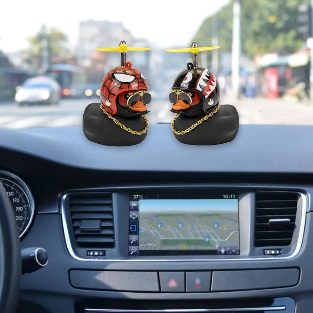 Бамбуковый древесный уголь автомобильный орнамент утка с вспышка светильник