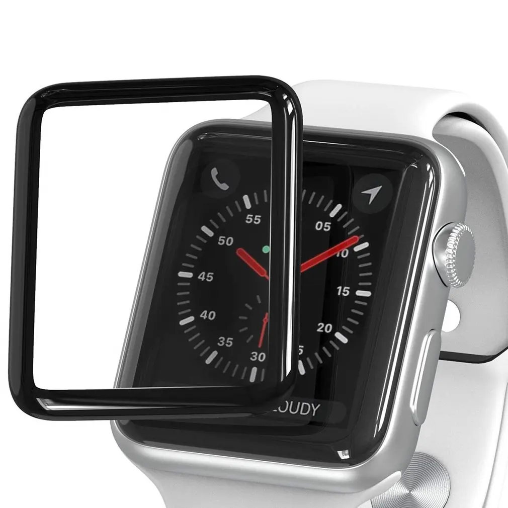 

Screen Protector Clear Full Coverage Protective Film for Watch 4 40MM 44MM Not Tempered Glass for Apple Watch 3 2 1 38MM 42MM