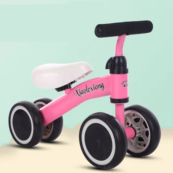 

4 Wheels Baby Balance Bikes Baby Bicycle Children Walker Ride on Cars Toys for Birthday Gifts Outdoor Scooter Safety Stable