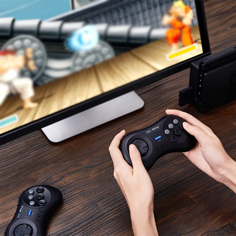 8 BitDo M30 Bluetooth беспроводной геймпад 2,4G для оригинальных sega Genesis и Seg для nintendo Switch PC паровые игры