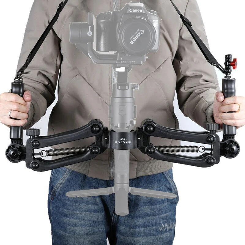 Стабилизатор с двумя ручками и пружиной для ZHIYUN Crane FeiyuTech AK2000S Moza AirCross 2 DJI Ronin RS2 3
