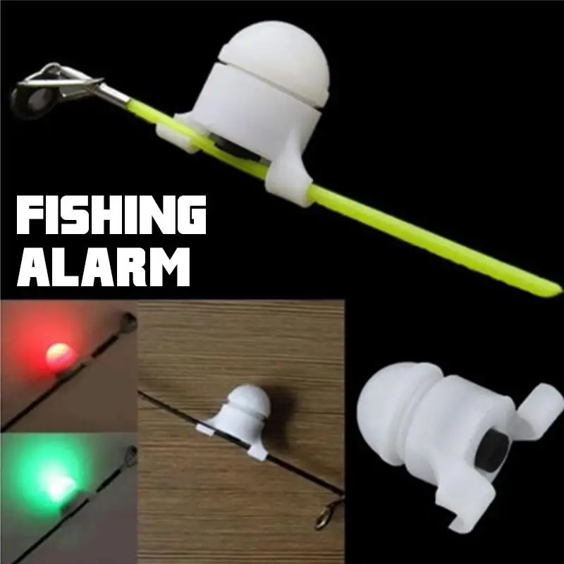 6pcs Fishing Rod Tip Clip Alarm Bite Alarm Alert Strike 2 Size in 1