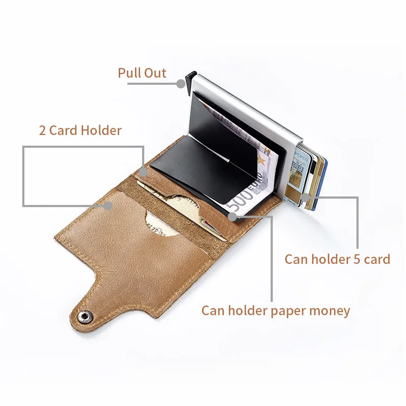 Дизайн, алюминиевый корпус, поддержка ID карт, rfid блок, мини magique portefeuille automat