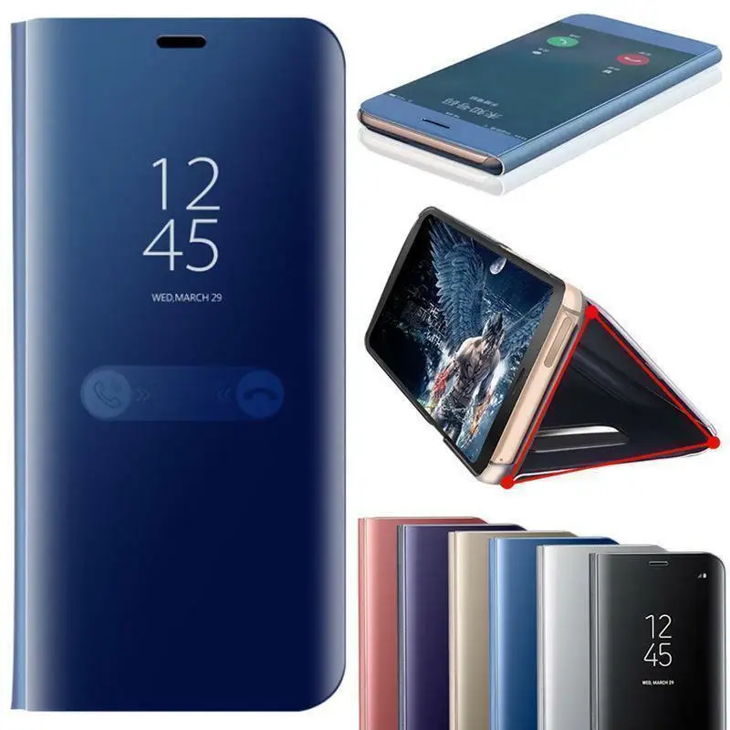 

Smart Mirror Flip Case For Huawei P Smart Z Y9 Y7 Y6 Y5 Prime 2019 NOVA 5 5i Pro 4 4E 3 3i 3E Phone Case Cover Capa Coque