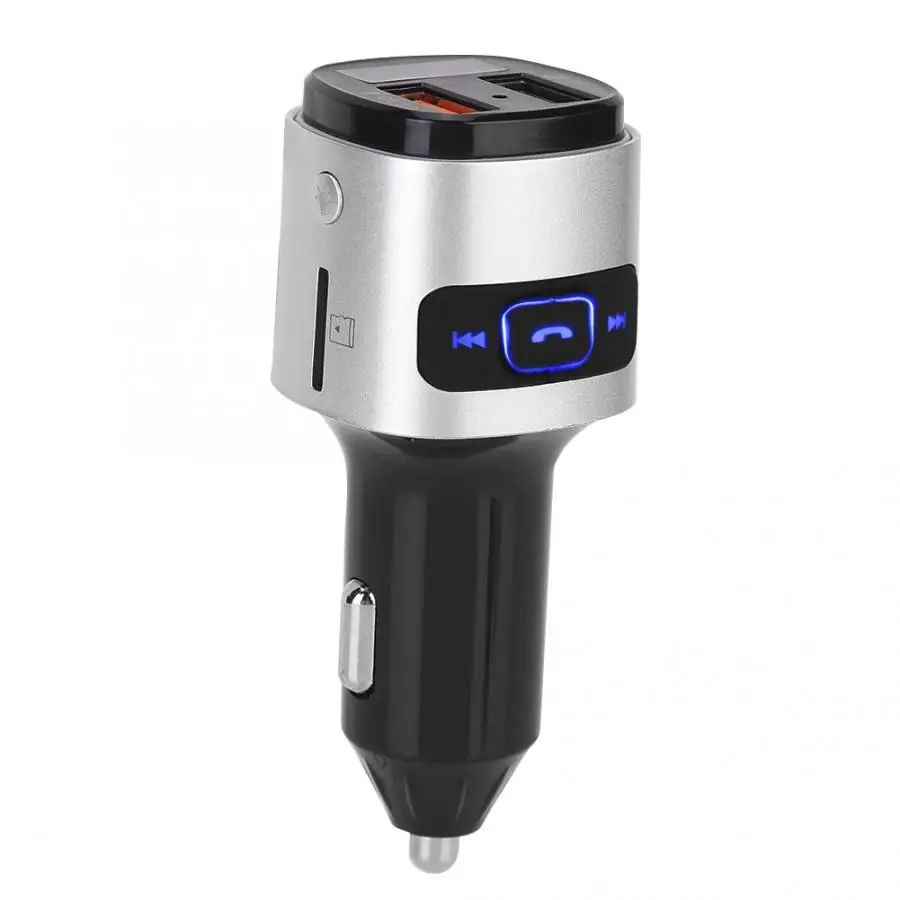 

car music player Car Bluetooth MP3 Speaker Hands-Free Navigation FM Transmitter Atmosphere Breathing Lamp accesorios automovil