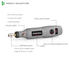 SHENHAOXU 100-240V Mini Drill Engraving-Pen Dremel-Tools Accessoraies-Set Adjustable Grinding With Multifunction power tool 3
