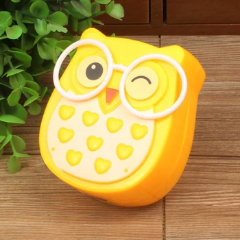 

Mini Owl Baby Night light Automatic Sensor Light Control Lamp EU Plug Child Kids Baby Room Led Lamp Animal Socket
