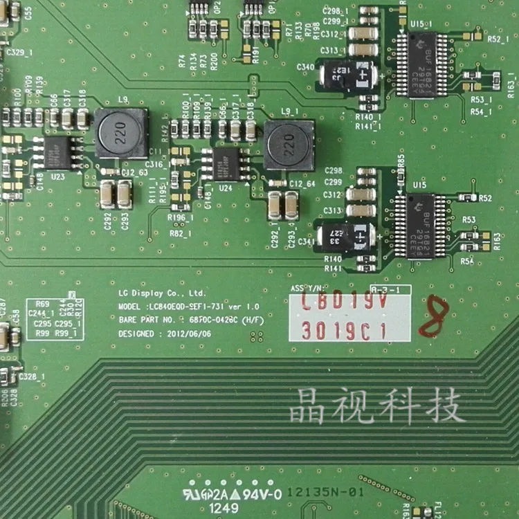 6870C-0426C логическая плата хороший тест 6870C-0426C логика borad LC840EQD-SEF1-731 VER 1,0 6870C-0426C