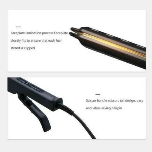 US/EU/UK/AU Plug Профессиональный Выпрямитель для волос с четырьмя зубцами, керамический турмалин, ионный выпрямитель для волос