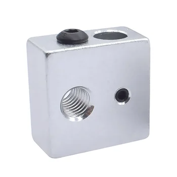 

Accessories Heating Heater Block 3D Printer Durable Mini Aluminum Fan Parts Dedicated Practical Print Head Hole For MK7 MK8