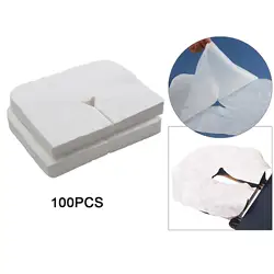 100x Disposable Face Cradle Covers Pillow Cushion Cover for Massage Tables Beauty Salon Bed