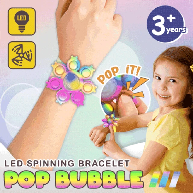 Light Fidget Spinner Bracelet  Pop Fidget Spinner Bracelet