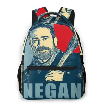 

Negan Cool Travel Backpacks 2020 The Walking Dead Shoulder Bags