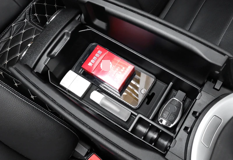 Для Mercedes Benz C GLC класс 2018X253 C253 W205 C205 автомобильный Органайзер дверь подлокотник коробка для хранения аксессуары