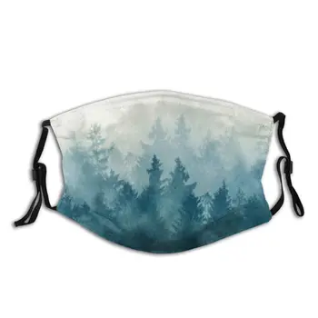 

Forest Far From Home Non-Disposable Face Mask with Filter Dustproof Mask Protection Cover Respirator Mouth Muffle