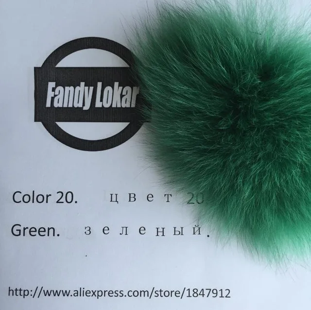 RFC094 green Fandy lokar, новая шуба из натурального Лисьего меха, Женское зимнее пальто из натурального меха лисы, пальто с длинным рукавом, Женский натуральный жакет из меха RFC094 - Цвет: RFC094 green