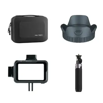 

PGYTECH Vlog Shooting Set for DJI OSMO Action-PGYTECH Carrying Case OSMO Action Camera Cage Extension Pole Tripod Lens Hood