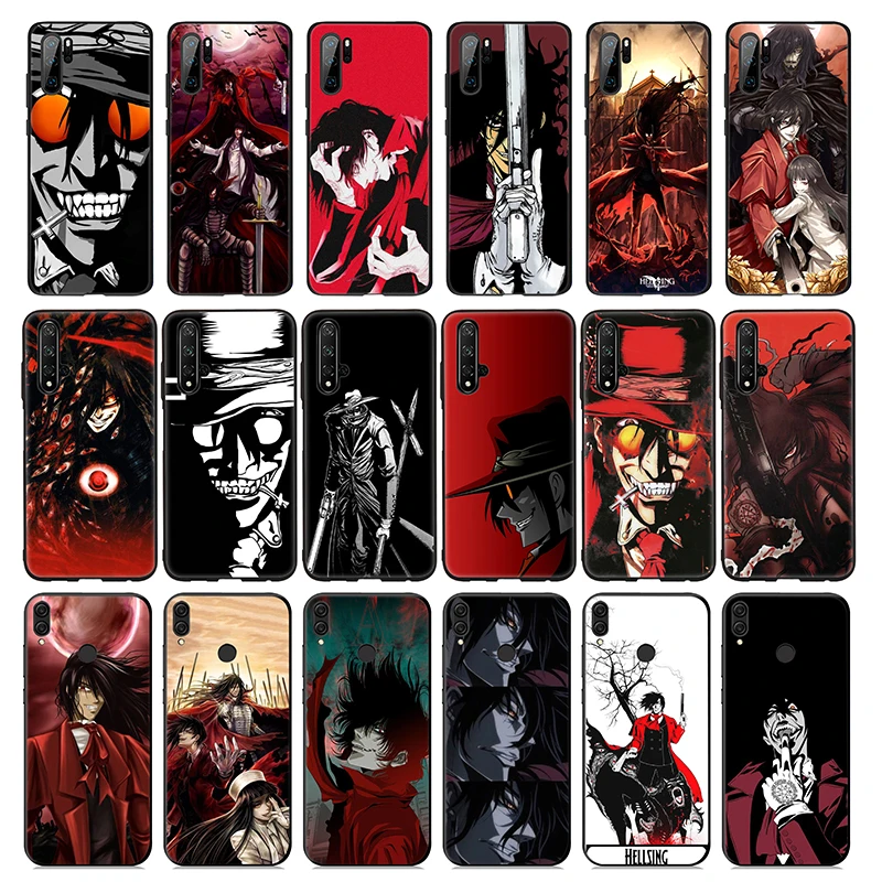 Alucard Hellsing Ultimate Anime Soft Silicone Case for Huawei Honor 10 9X 9 8 8X Lite 7X 7C 7A 6A Note |