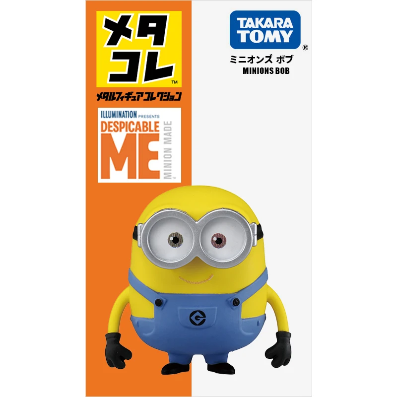 S01 Takara Tomy Metakore/Metacolle Minions BOB 4 см металлическая Коллекционная Фигурка