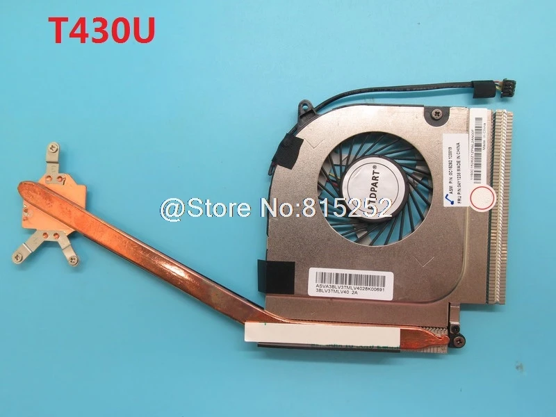 Вентилятор процессора ноутбука и радиатор для lenovo для ThinkPad T430U T510 T510I 04Y1238 04W4414 04W4413 60Y5490 60Y5489
