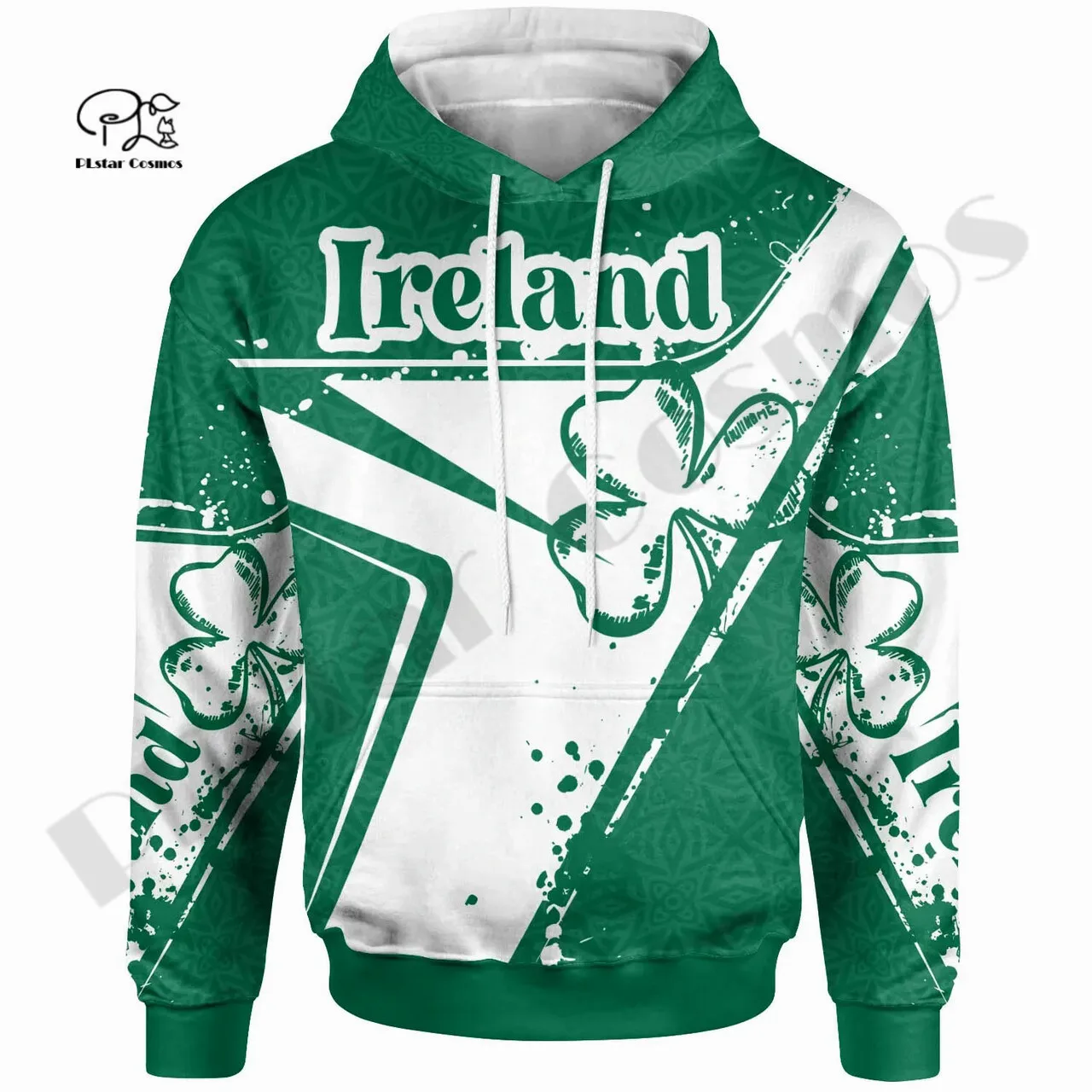 

PLstar Cosmos 3DPrint Newest Ireland Celtic Shamrock Unique Men/Women Hrajuku Casual Streetwear Hoodies/Zip/Sweatshirt Style-1