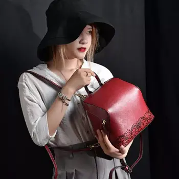 

Women Bag Winter New Red Bags For Women Handbag High Quality Backpack Handbag Crossbody Winter Women'S Bag