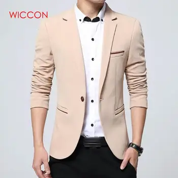 

New Arrival Luxury Men Blazer New Spring Fashion Brand High Quality Cotton Slim Fit Men Suit Terno Masculino Blazers Men