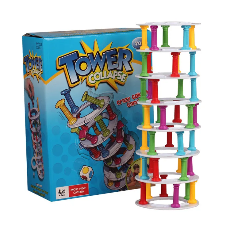 

Tower of Collapse Pisa Tower Fun Parent And Child Interactive Toy Jenga Early Education Center Kindergarten Teaching Aids Hot Sa