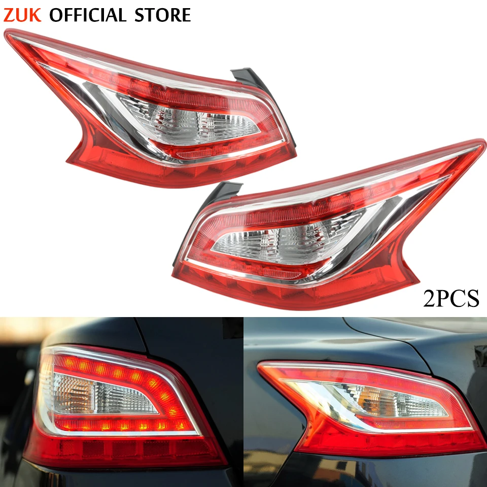 ZUK 2 шт. задний светильник заднего фонаря для NISSAN TEANA ALTIMA L33 2013 2014 2015 задние фонари